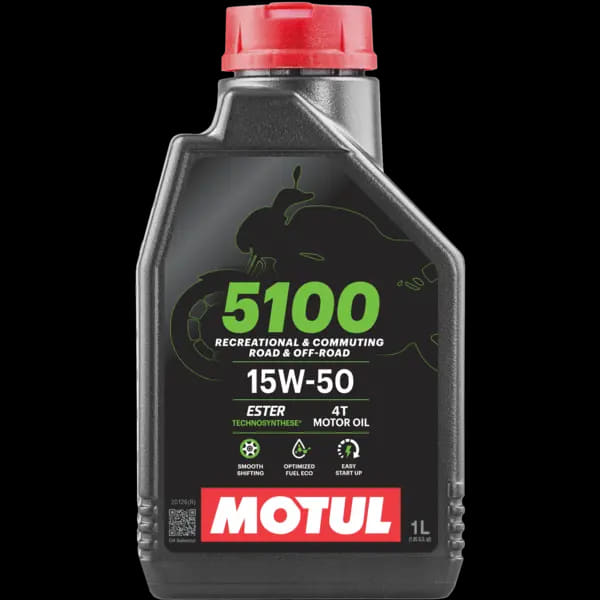 303-104080 5100 15W50 4T 12X1L Motorcycle Engine Oils