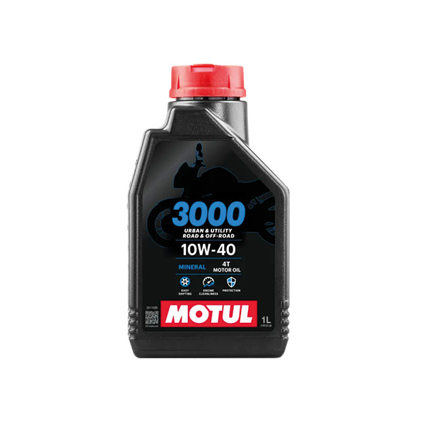 303-107672 3000 10W40 4T 12X1L Motorcycle Engine Oils