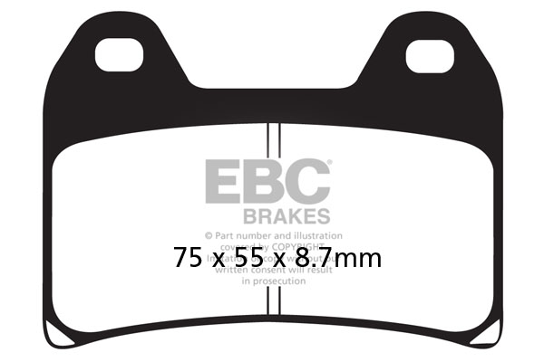 403-FA244 YAMAHA XT600 X 04-16 , KTM 690/790/890 ÖN FREN BALATASI Brake Pads