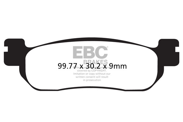 403-FA275 EBC YAMAHA XT250 FREN BALATASI Fren Balataları
