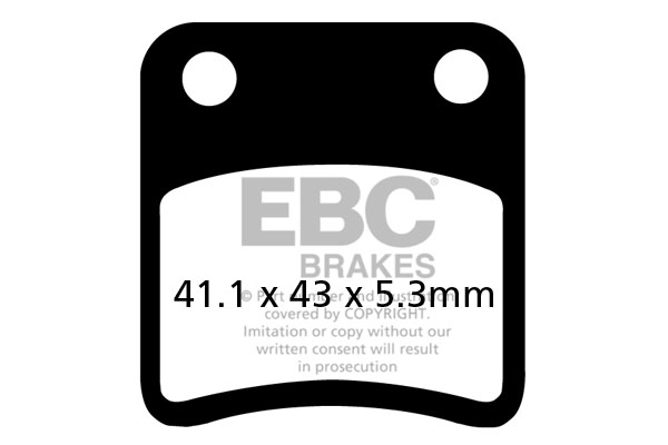 403-SFA257/2 EBC EL FREN BALATASI -HONDA/BMW/PIAGGIO Brake Pads