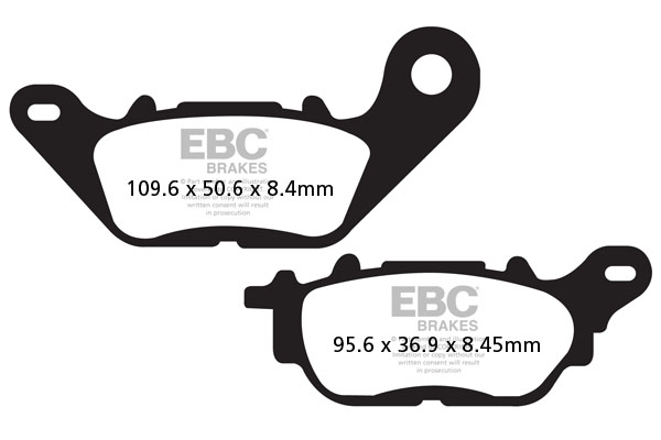 403-SFA464 EBC SCOOTER FREN BALATASI Brake Pads