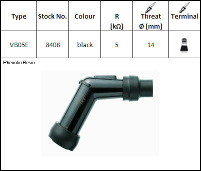 410-8408 NGK Buji Başlığı - VB05E Spark Plug Caps
